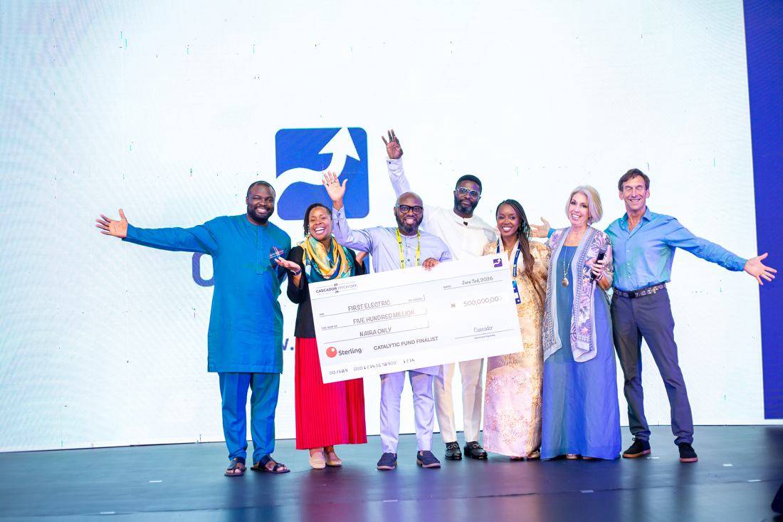 Winners celebrating at Pitch Day