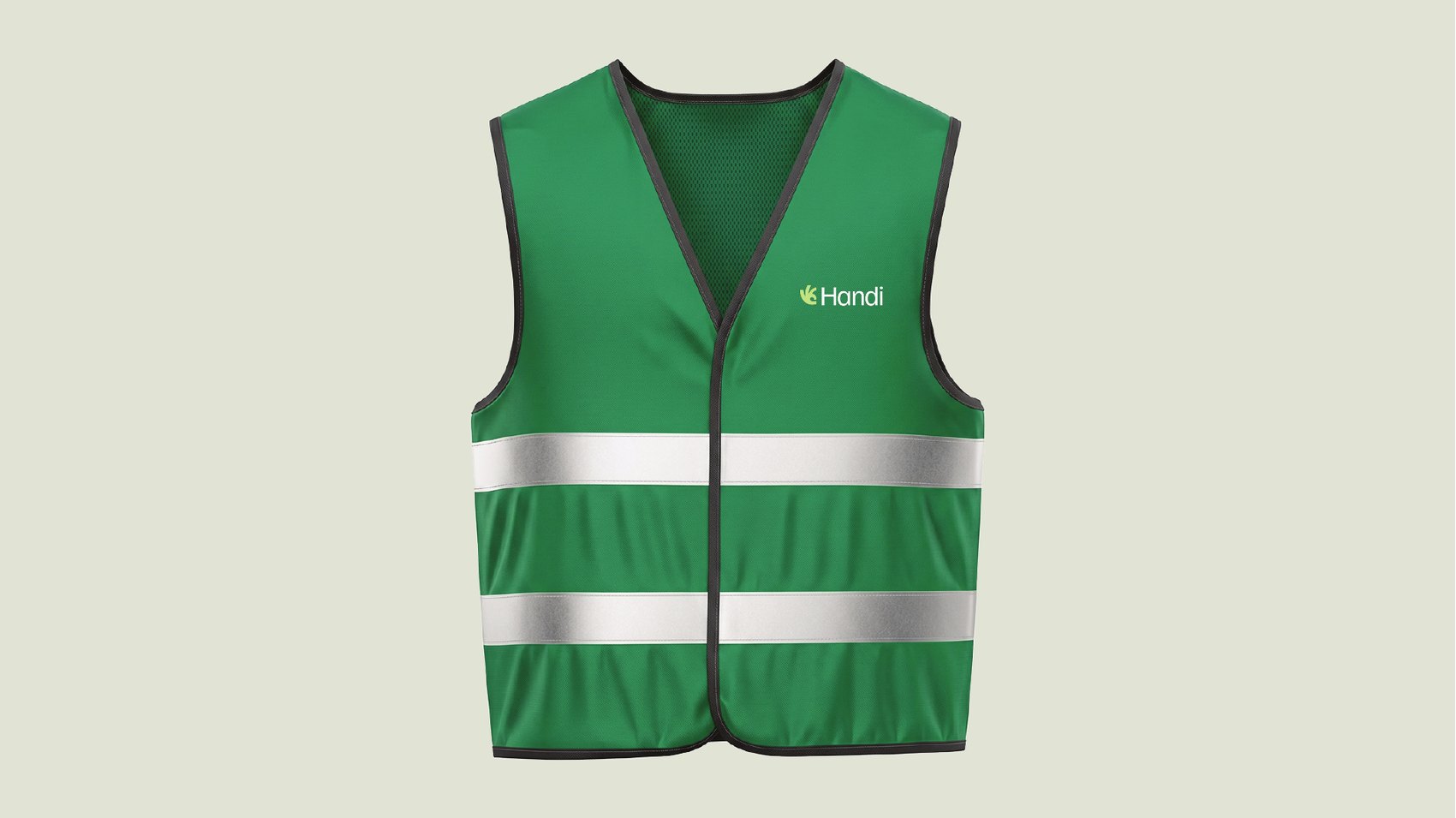 Handi branded hi-vis safety vest
