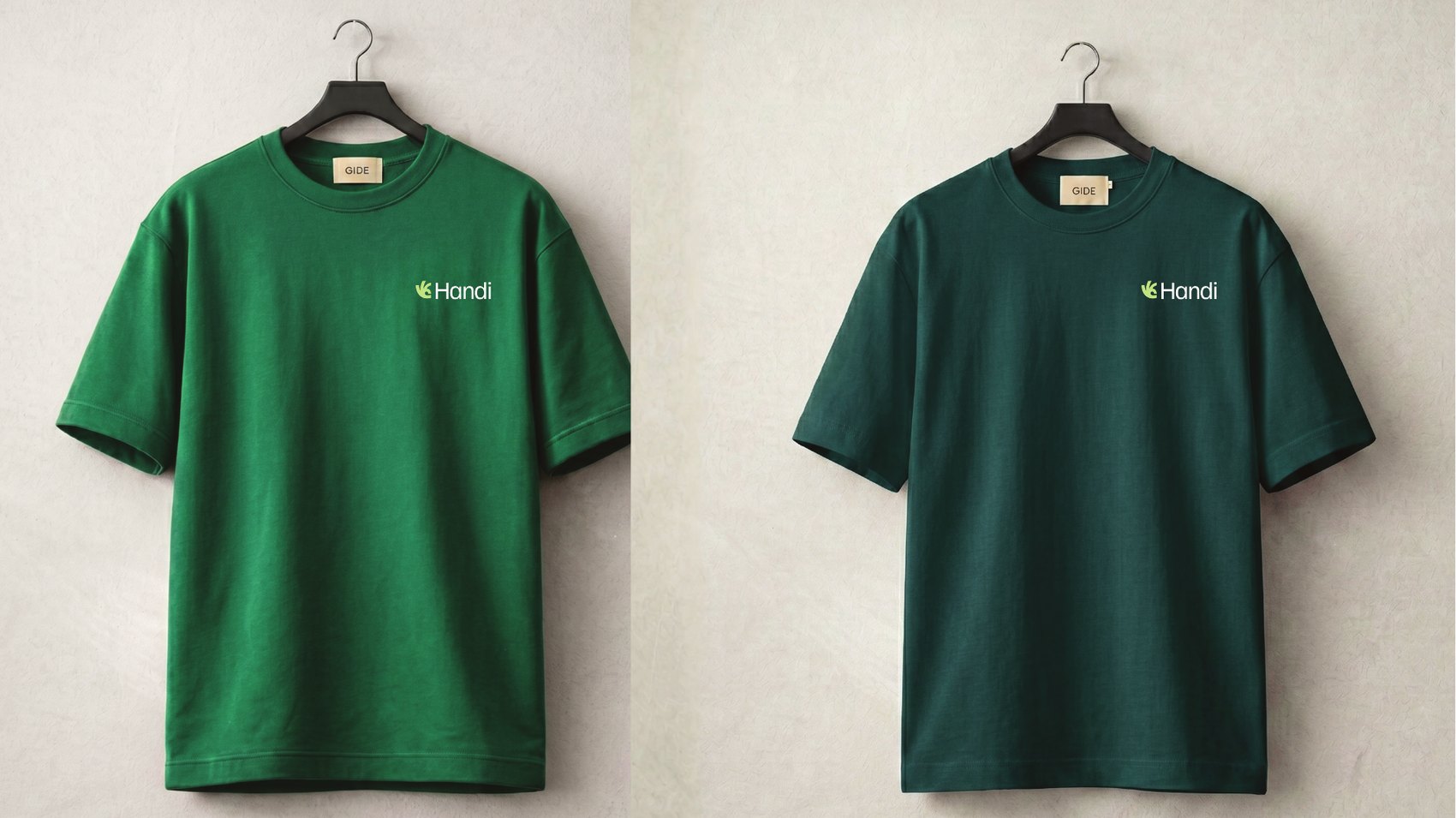 Handi branded t-shirts