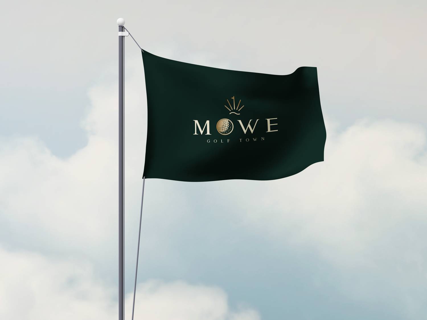 The Mowe Golf Town flag