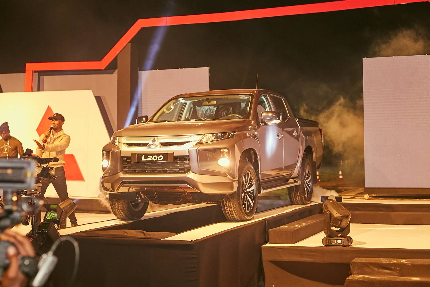The Mitsubishi L200 on display at the Landmark Beachfront launch